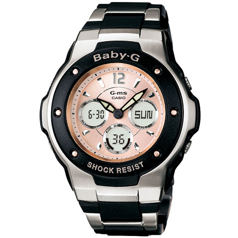 นาฬิกา Casio (คาสิโอ เบบี้จี)   MSG-300C-1BDR (ประกันศูนย์เซ็นทรัล 1 ปี )