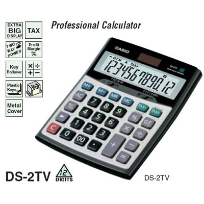 เครื่องคิดเลข คาสิโอ  DS-2TV 