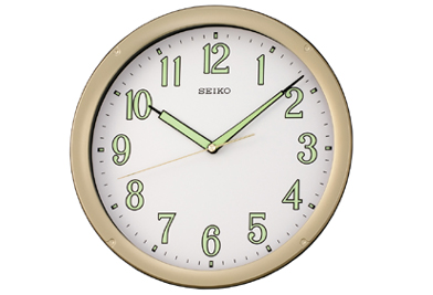 นาฬิกาแขวน SEIKO รุ่น QXA416G ตัวเลขและเข็มเรืองแสง