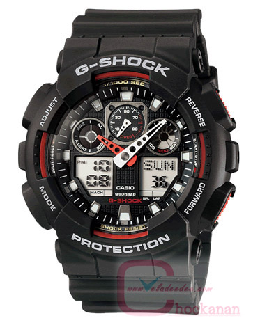 นาฬิกา CASIO G-SHOCK  (คาสิโอ จี ช็อค) GA-100-1A4DR  (ประกัน CMG ศูนย์เซ็นทรัล1ปี)* 