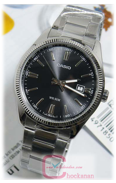 Casio นาฬิกาข้อมือผู้ชาย สายสแตนเลส รุ่น  (คาสิโอ)    MTP-1302D-1A1VDF