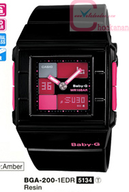 นาฬิกา Casio (คาสิโอ เบบี้จี)   BGA-200-1EDR (ประกันศูนย์เซ็นทรัล1ปี) 