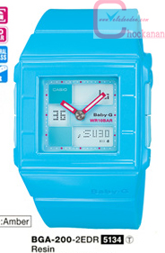 นาฬิกา Casio (คาสิโอ เบบี้จี)   BGA-200-2EDR (ประกันศูนย์เซ็นทรัล 1ปี)* 