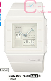 นาฬิกา Casio (คาสิโอ เบบี้จี)   BGA-200-7EDR (ประกันศูนย์เซ็นทรัล 1ปี)