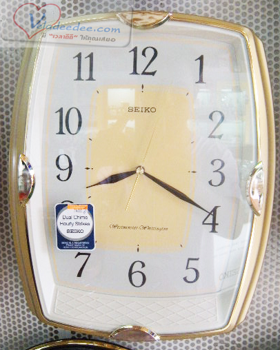 นาฬิกาแขวน SEIKO รุ่น qxd207gt  มีเสียงบอกเวลาทุกชั่วโมง (สินค้าหมดครับ)