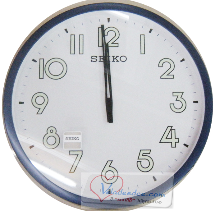 นาฬิกาแขวน SEIKO รุ่น  QXA462RT เรืองแสงในที่มืด ขนาด 51 ซม.นาฬิกาสำหรับสำนักงาน,หอประชุม 