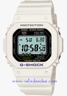 นาฬิกา CASIO G-SHOCK  (คาสิโอ จี ช็อค) G-5600A-7DR ระบบพลังงานแสงอาทิตย์ (ประกันศูนย์เซ็นทรัล1ปี)  