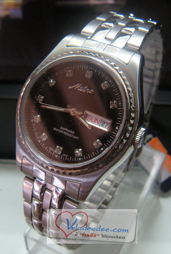 นาฬิกา METRO  2810M-B (Sapphire glass) (พิเศษลด 40%) 