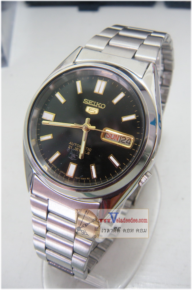  SEIKO AUTOMATIC เครื่อง no.7009 หน้าดำ  (จะมีสินค้าเข้าเร็วๆนี้ครับ)