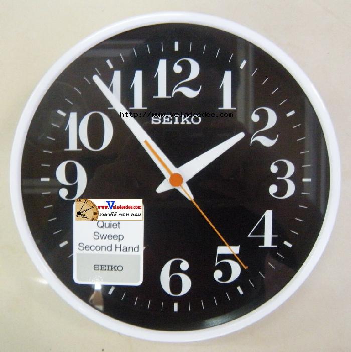 นาฬิกาแขวน SEIKO ตั้งโต็ะได้ รุ่น QXA474WT เครื่องเดินเรียบ ขนาด 20 ซม. 