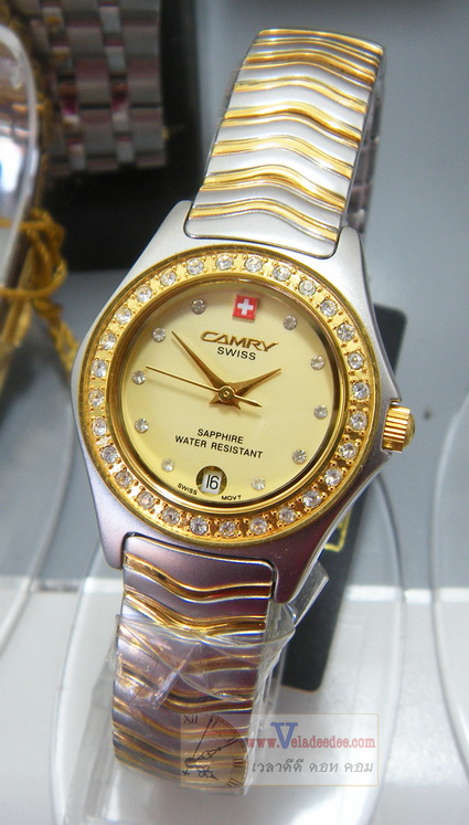 นาฬิกา CAMRY SWISS (Sapphire) รุ่น CY81413LAGD (พิเศษลด 40%)* 