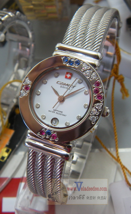 นาฬิกา CAMRY SWISS (Sapphire) รุ่น CY81418LWD (พิเศษลด 40%)* 