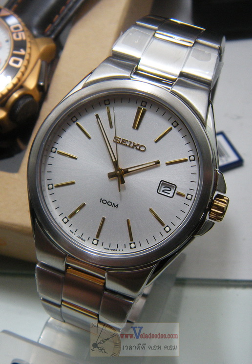 นาฬิกา seiko (ระบบควอทซ์) กระจกพิเศษเป็น Sapphire glass  รุ่น SGEE33P1 (สินค้าหมดครับ)