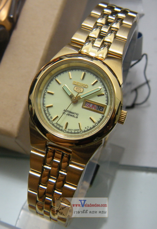 นาฬิกา SEIKO LADY SYMG60J1 AUTOMATIC (หน้าปัดเรืองแสงทั้งหน้า) 