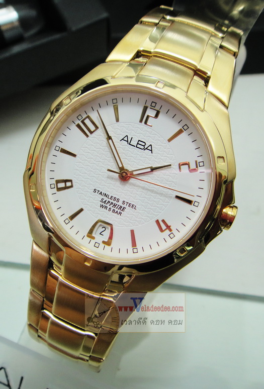 นาฬิกา ALBA Pair Watch AXHH98X1 กระจกพิเศษเป็น Sapphire glass (พิเศษลด 25%)