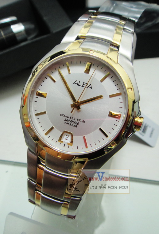 นาฬิกา ALBA Pair Watch AXHJ02X1  กระจกพิเศษเป็น Sapphire glass (พิเศษลด 25%)