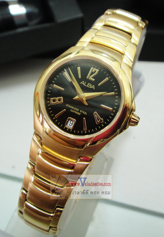 นาฬิกา ALBA Pair Watch AXT706X1 กระจกพิเศษเป็น Sapphire glass (พิเศษลด 25%)