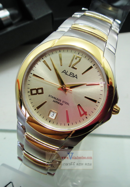 นาฬิกา ALBA Pair Watch AXHJ48X1 กระจกพิเศษเป็น Sapphire glass (พิเศษลด 25%)