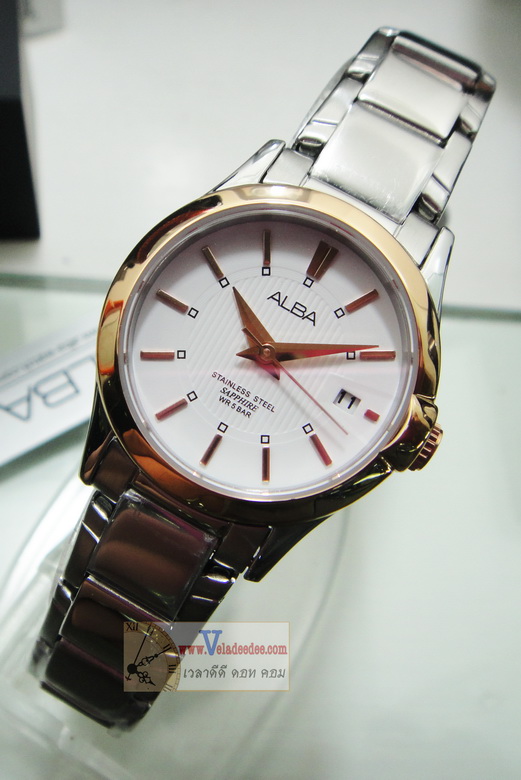 นาฬิกา ALBA Pair Watch AXT542X1 กระจกพิเศษเป็น Sapphire glass (พิเศษลด 25%)*