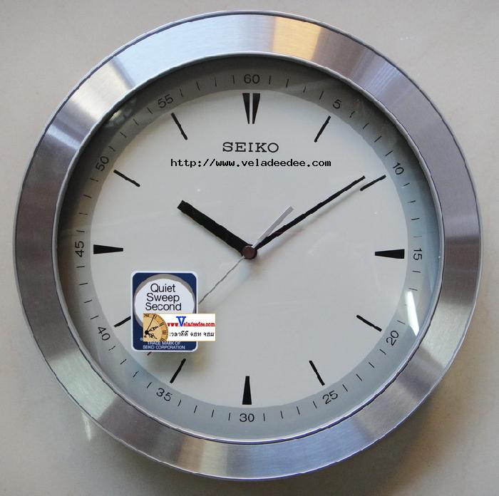 นาฬิกาแขวน SEIKO รุ่น QXA326ST แนวโมเดิล (เครื่องเดินเรียบ) 
