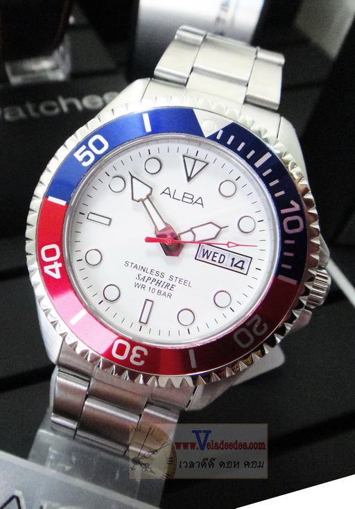 นาฬิกา ALBA SUBMARINER AXND35X กระจกพิเศษเป็น Sapphire glass (พิเศษลด 25%) (สินค้าหมดครับ)