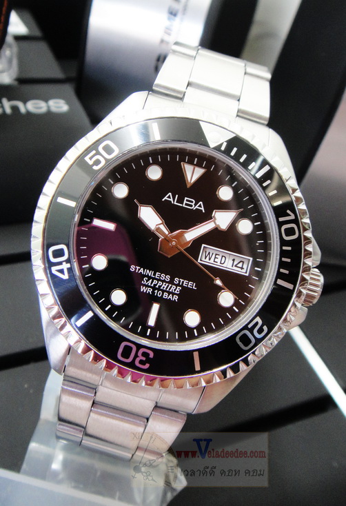 นาฬิกา ALBA SUBMARINER AXND39X กระจกพิเศษเป็น Sapphire glass (พิเศษลด 25%)