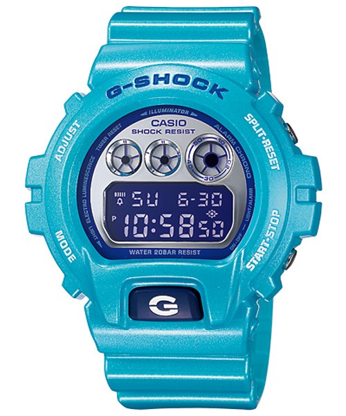 นาฬิกา CASIO G-SHOCK  (คาสิโอ จี ช็อค) DW-6900CB-2DR (ประกันศูนย์เซ็นทรัล1ปี)