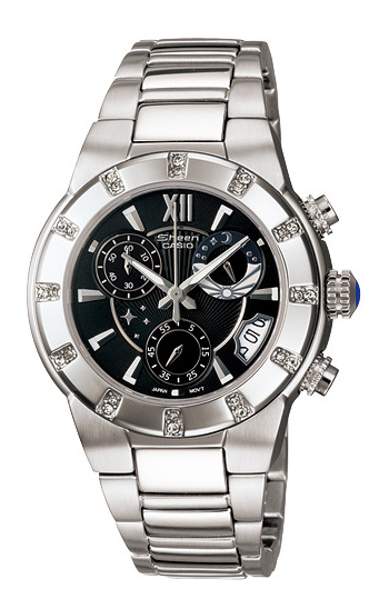 นาฬิกา ข้อมือ CASIO SHEEN (คาสิโอ ชีน) SHN-5502D-1ADR Sapphire glass (ประกันศูนย์เซ็นทรัล1ปี)