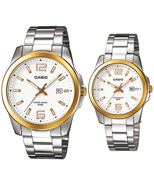 Casio(คาสิโอ) SET-11B-7AVDF นาฬิกาคู่  (ประกันศูนย์ NK Time 1ปี)  