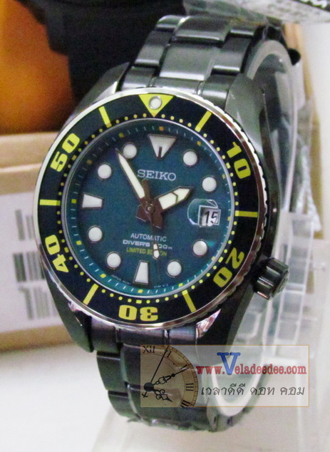 นาฬิกาข้อมือ SEIKO (นาฬิกา ไซโก้) Green SUMO SCUBA DIVER's 200 m limited Edition SBDC019 (เรือนที่ 170 )