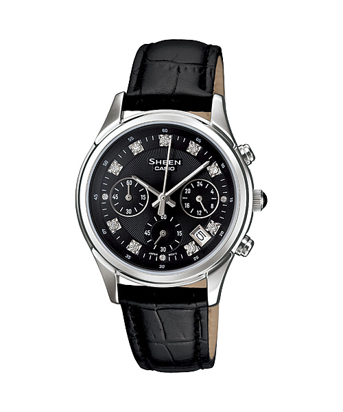 นาฬิกาข้อมือ CASIO SHEEN (คาสิโอ ชีน) SHE-5023L-1ADR นาฬิกามีเซทคู่(ประกันศูนย์เซ็นทรัล1ปี)  
