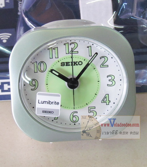 นาฬิกาปลุก SEIKO รุ่น QXE003 (เครื่องเดินเงียบไม่มีเสียงรบกวน) 