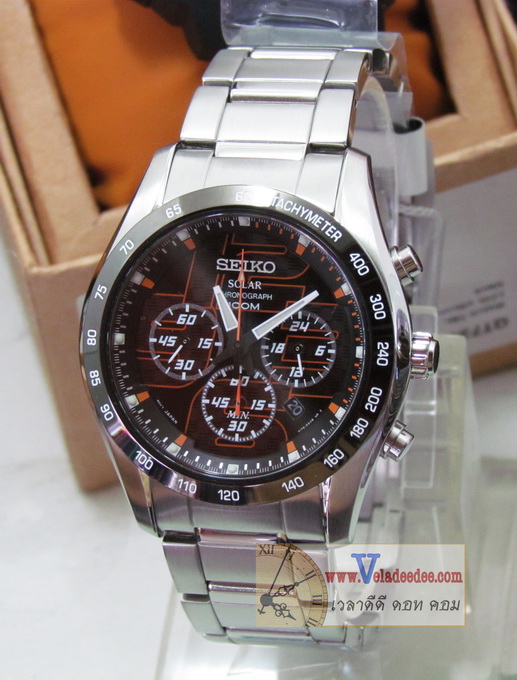 นาฬิกาข้อมือ SEIKO (นาฬิกา ไซโก้) Criteria SOLAR Chronograph  (ระบบพลังงานแสงอาทิตย์) รุ่น SSC067P1 .