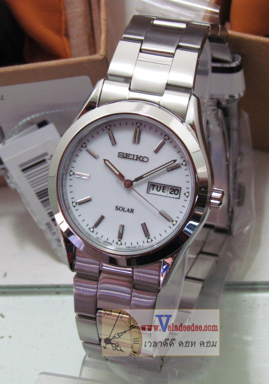  นาฬิกา SEIKO Solar (นาฬิกา ไซโก้) รุ่น SNE037P1 (ระบบพลังงานแสงอาทิตย์) * 