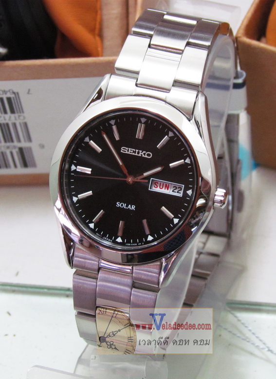  นาฬิกา SEIKO Solar (นาฬิกา ไซโก้) รุ่น SNE039P1 (ระบบพลังงานแสงอาทิตย์) * 