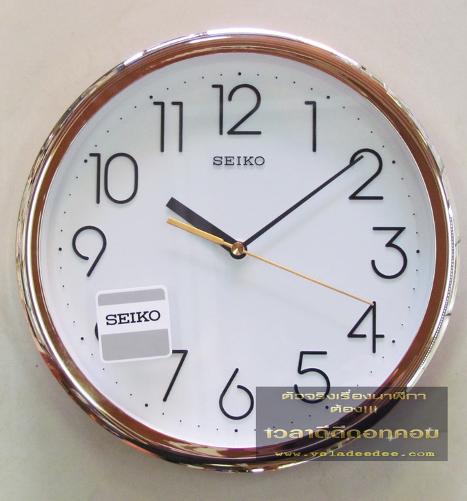 นาฬิกาแขวน SEIKO รุ่น QXA027G ขนาด 10 นิ้ว รายละเอียด:   (สินค้าหมดครับ)