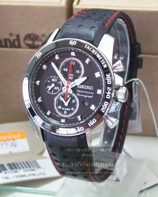  นาฬิกา seiko (นาฬิกา ไซโก้) Gents Sportura ALARM Chronograph Watch SNAE69P2  (สินค้าหมดครับ)