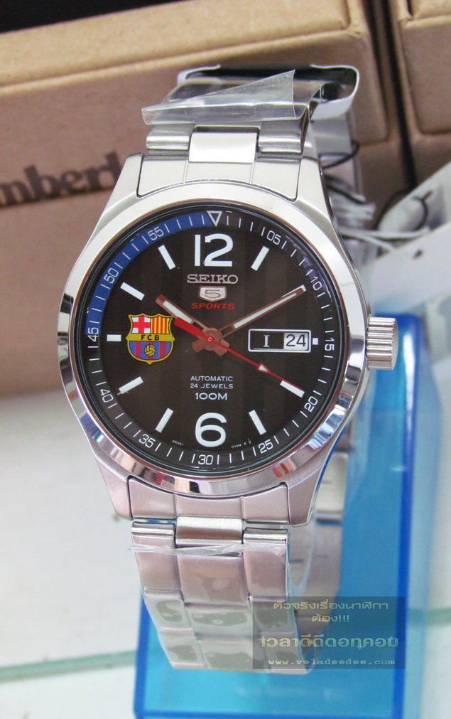 นาฬิกา seiko (นาฬิกา ไซโก้) Officail Watch Partner of FC Barcelona Automatic รุ่น SRP301K1 ครับ* 