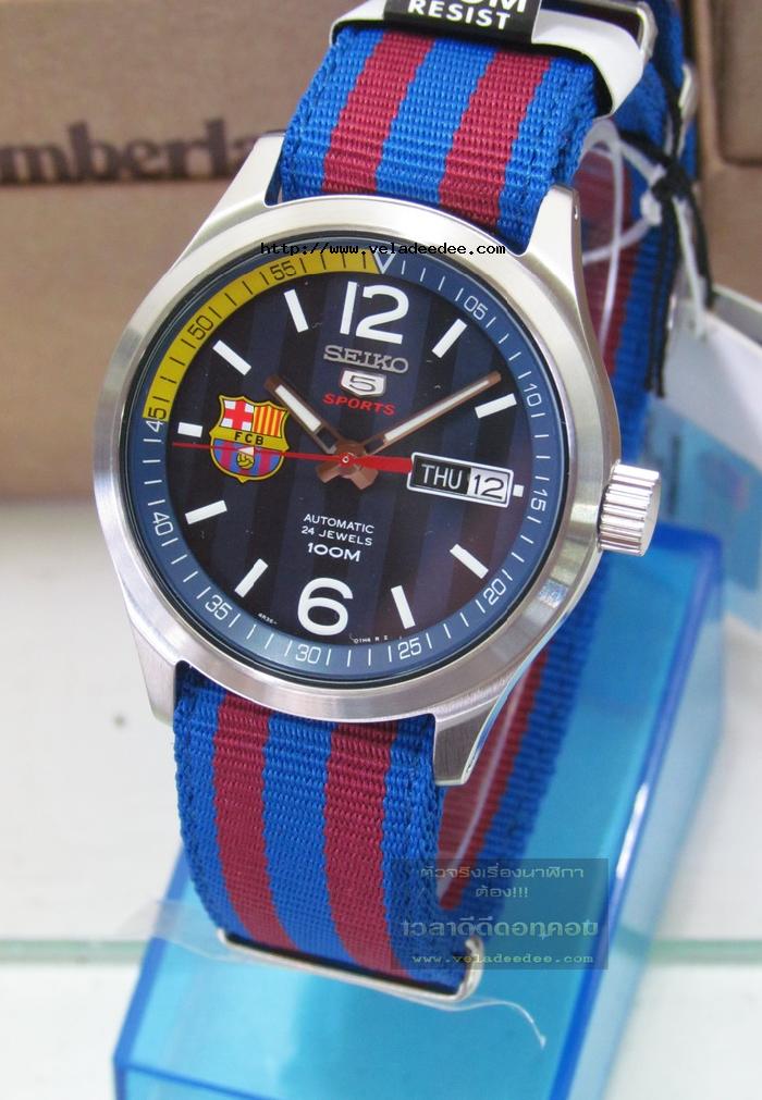  นาฬิกา seiko (นาฬิกา ไซโก้) Officail Watch Partner of FC Barcelona Automatic รุ่น SRP303K1 ครับ* 