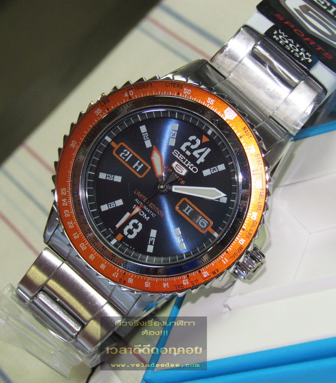 นาฬิกา   SEIKO 5 (นาฬิกา ไซโก้) Sports Aviator Limited Edition SRP381K1 ระบบ AUTOMATIC *ครับ* 