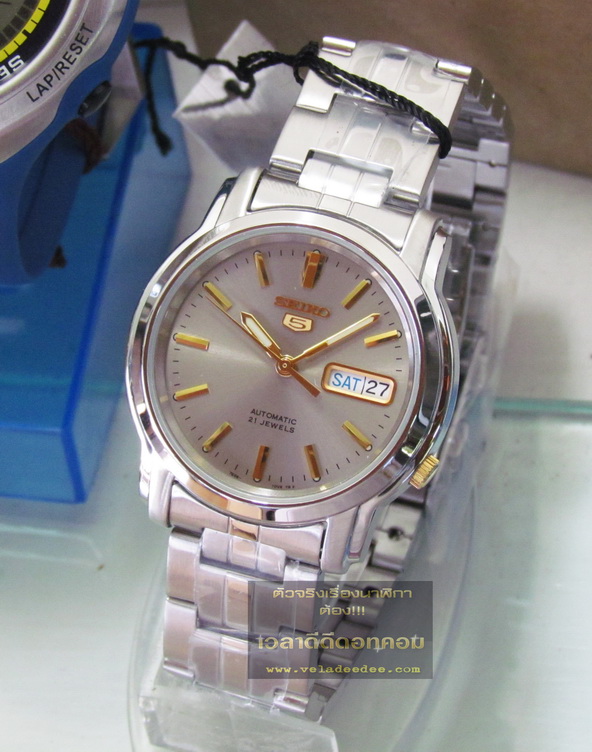 Seiko 5 Sport Automatic นาฬิกาข้อมือผู้ชาย สายสแตนเลส รุ่น SNKK67K1