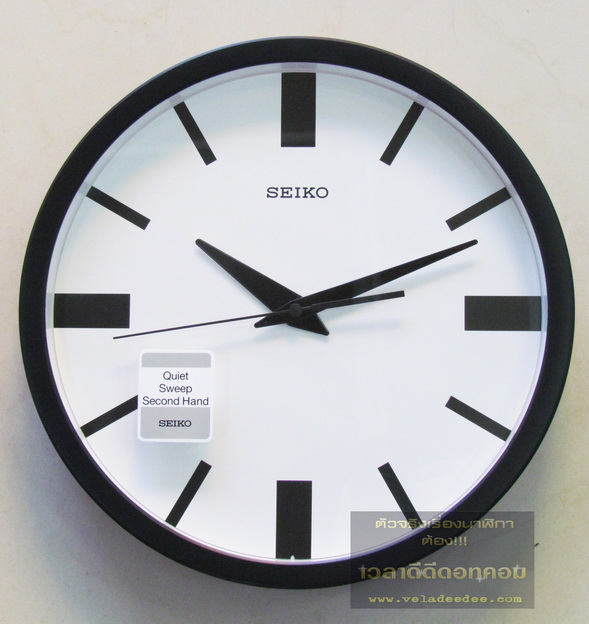  นาฬิกาแขวน SEIKO เครื่องเดินเรียบ (ขนาดเส้นผ่าศูนย์กลาง 12 นิ้ว) รุ่น QXA476TNT *(จะมีสินค้าเข้าเร็วๆนี้)