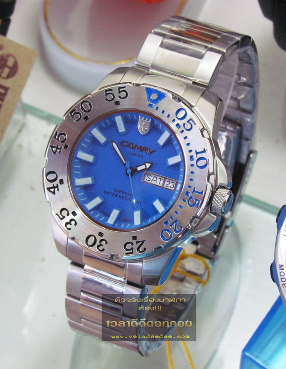 นาฬิกา CAMRY SWISS (Sapphire) รุ่น CY81491MWD BU (พิเศษลด 40%)* 