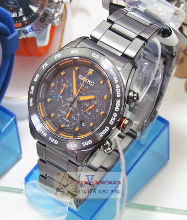 นาฬิกาข้อมือ SEIKO (นาฬิกา ไซโก้) Criteria SOLAR Chronograph 2012 Limited Edition (ระบบพลังงานแสงอาทิตย์)  รุ่น SSC127P1 .(สินค้าหมดครับ)