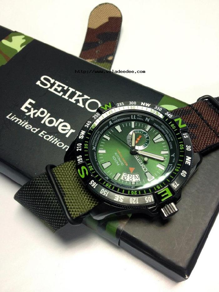  นาฬิกา SEIKO 5 (นาฬิกา ไซโก้) Superior Limited Edition EXPLORE SSA099 ระบบ AUTOMATIC (สินค้าหมดครับ)