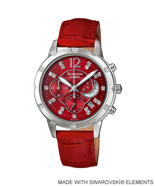 นาฬิกาข้อมือ CASIO SHEEN (คาสิโอ ชีน) SHE-5017L-4ADR (ประกันศูนย์เซ็นทรัล1ปี) 