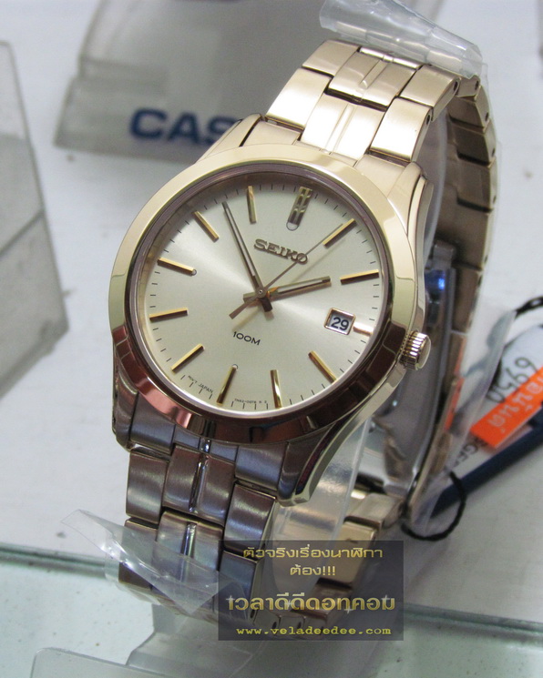  นาฬิกา seiko (ระบบควอทซ์) กระจกพิเศษเป็น Sapphire glass รุ่น SGEE46P1  