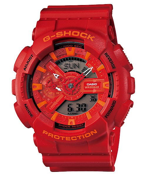  นาฬิกา CASIO G-SHOCK (คาสิโอ จี ช็อค) GA-110AC-4ADR Limited Edition (ประกัน CMG ศูนย์เซ็นทรัล1ปี ) 