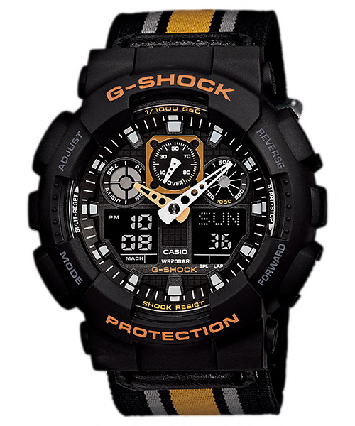  นาฬิกา CASIO G-SHOCK (คาสิโอ จี ช็อค) GA-100MC-1A4DR Limited Edition (ประกัน CMG ศูนย์เซ็นทรัล1ปี )* 