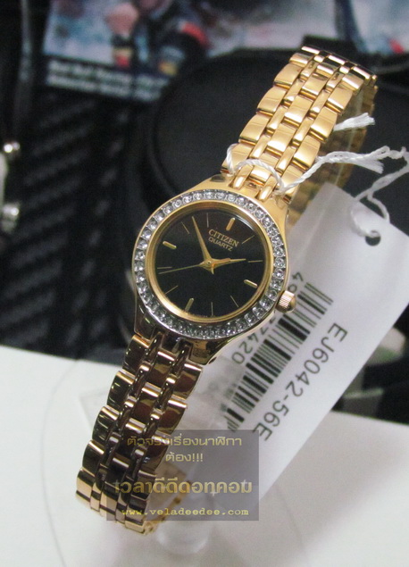  นาฬิกาข้อมือ CITIZEN (นาฬิกา ซิตี้เซ้น) lady (ระบบควอทซ์) รุ่น EJ6042-56E * ครับ* 